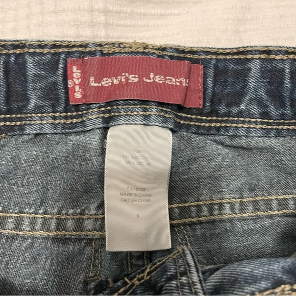 Levi’s Straight Leg Boy Demin Jeans Size 8 - Picture 3 of 8